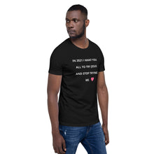 Load image into Gallery viewer, Short-Sleeve Unisex T-Shirt Try Jesus - DAH Creative Designs