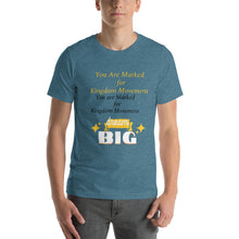 Load image into Gallery viewer, Short-Sleeve Unisex T-Shirt Dream Big - DAH Creative Designs