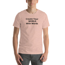 Load image into Gallery viewer, Short-Sleeve Unisex T-Shirt World w/Words - DAH Creative Designs