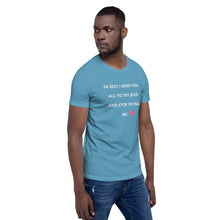 Load image into Gallery viewer, Short-Sleeve Unisex T-Shirt Try Jesus - DAH Creative Designs