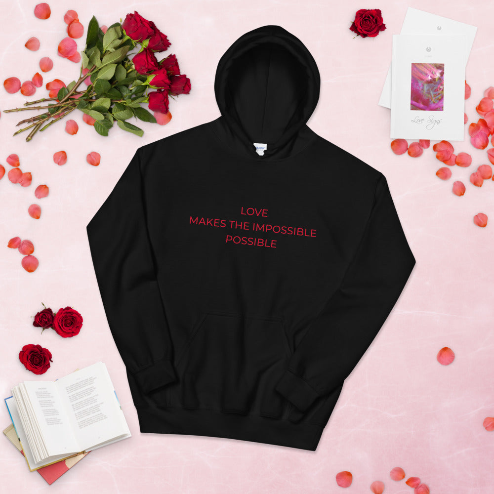 Unisex Hoodie Love Possible - DAH Creative Designs