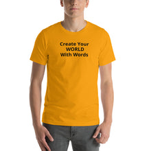 Load image into Gallery viewer, Short-Sleeve Unisex T-Shirt World w/Words - DAH Creative Designs
