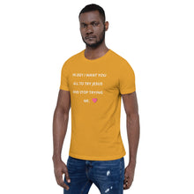 Load image into Gallery viewer, Short-Sleeve Unisex T-Shirt Try Jesus - DAH Creative Designs
